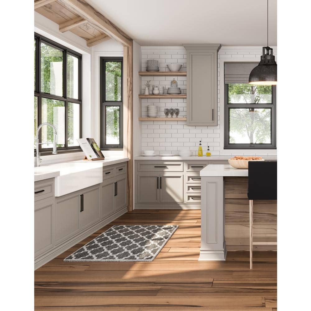 Gray Ambrosia Maple Floating Wall Shelf Mantel
