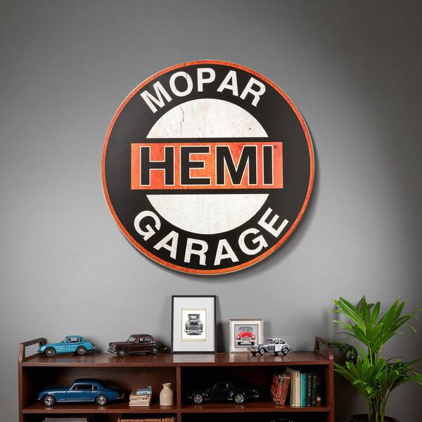 American Art Decor Mopar Hemi Garage Metal Sign 30