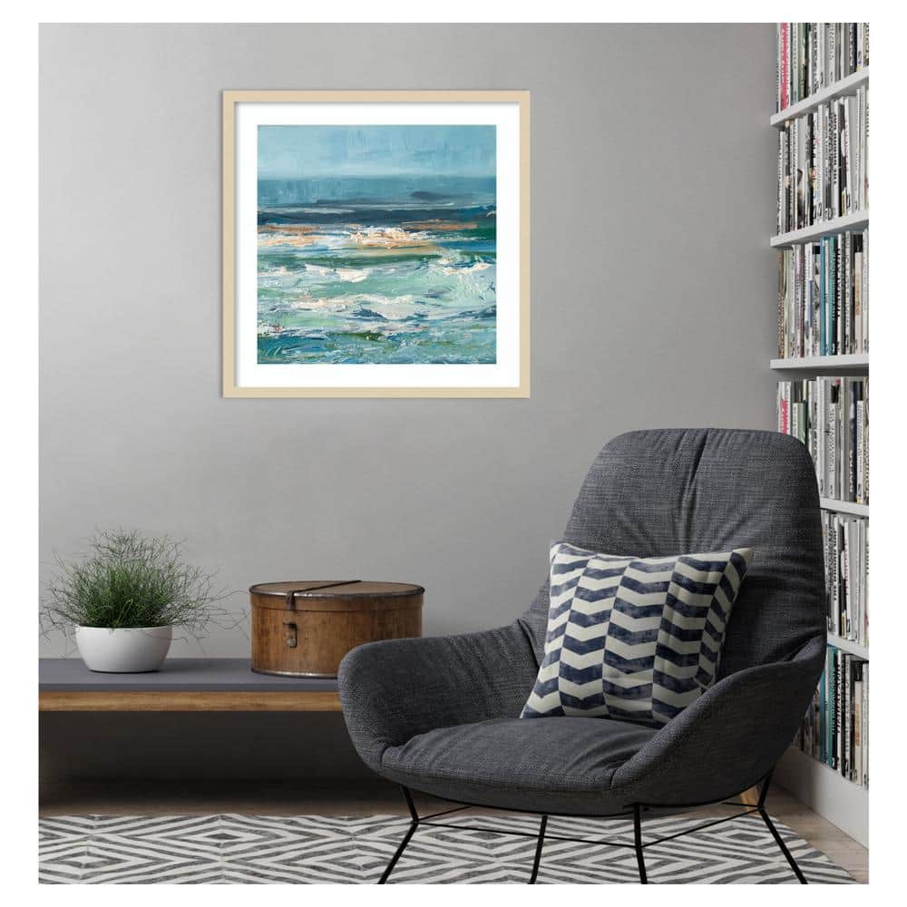 Pacific Whitecaps II Coastal Framed Graphic Art Print