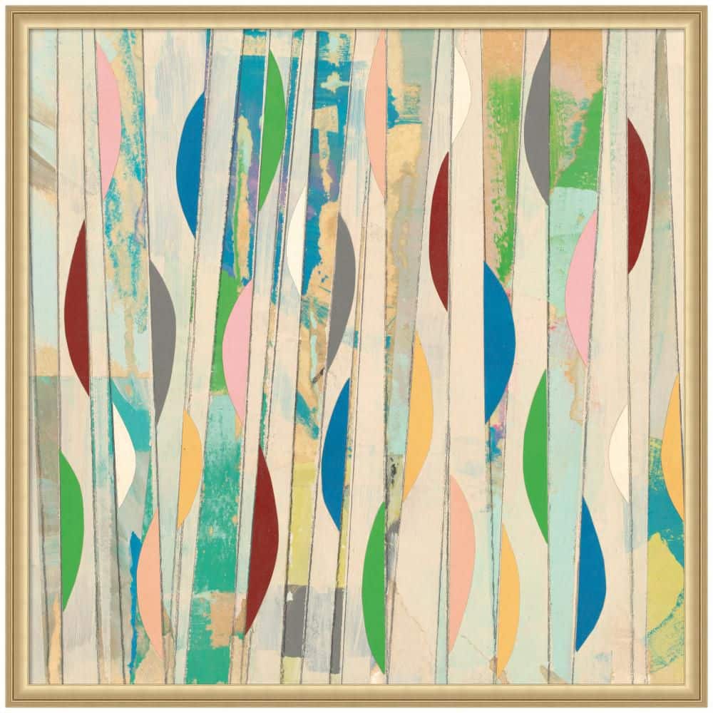 "Florence ""Geometric Abstract 2 30 x 30 FC"" by Felicia Dadak Abstract Framed Canvas Art Print 34 in. x 34 in." price history on PriceWatchPro