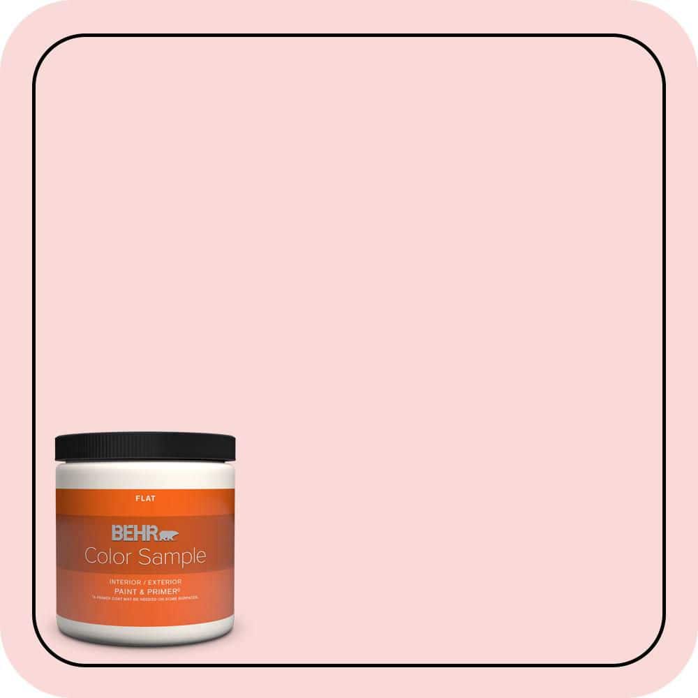 8 oz. #140A-2 Coy Pink Flat Interior/Exterior Paint & Primer Color Sample price history on PriceWatchPro