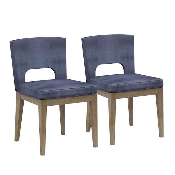 Twin Star Home Truffle Birch Upholstered Dining Chairs (Set of 2)