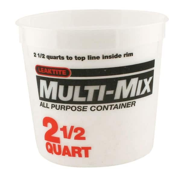 Leaktite 2.5-Qt. Multi Mix Container (Pack of 3 )