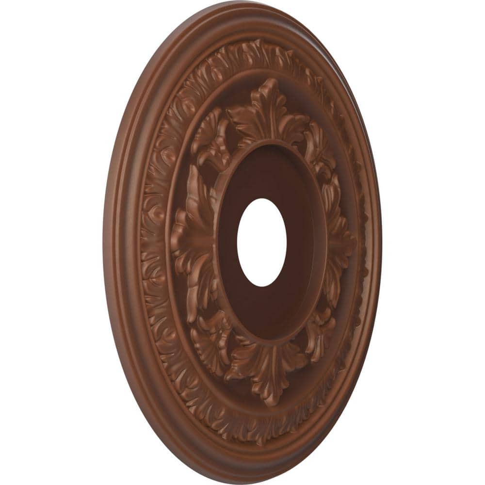 Baltimore 19" Aged Metallic Rust PVC Ceiling Medallion