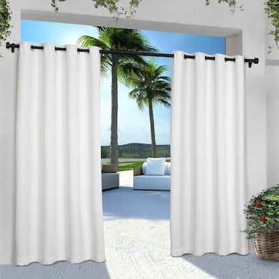 Outdoor Divider Privacy Added Light Filtering Porch Decor Grommet Heavy Drapes for Gazebo/Cabana Natural MIULEE Outdoor Linen Sheer Curtains 2 Panels for Patio Waterproof W52 x L84 Light Grey 