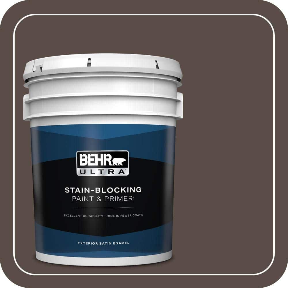 5 gal. #PPU5-19 Dark Truffle Satin Enamel Exterior Paint & Primer price history on PriceWatchPro