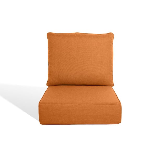 クッション moosprr PlushCore 22 in. x 24 in. x 6 in. 2-Piece Deep Seating