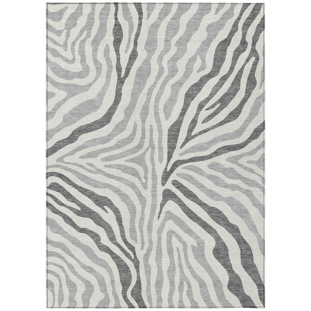 Chantille Machine Washable Indoor/Outdoor Abstract ACN2523 Gray 10 ft. x 14 ft. Area Rug price history on PriceWatchPro