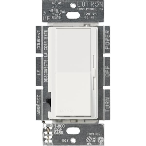 Blue Diva LED+ Dimmer Switch for Dimmable LED Bulbs, 250W/Single-Pole or 3-Way, Deep Sea (DVSCCL-253P-DE)