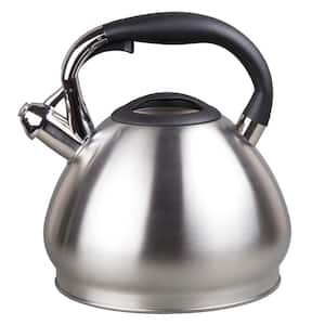 Triumph 14-Cup Stainless Steel Stovetop Tea Kettle with Whistle