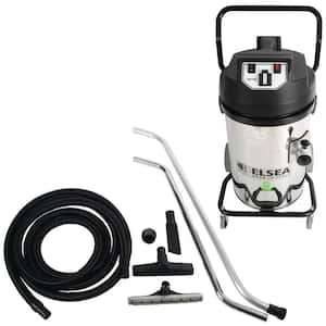 Trantor Industrial 2-Motor Canister Vacuum and Conductive Attachment Kit for Hardwood Floor Refinishing
