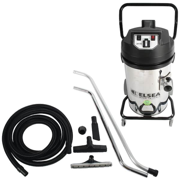 Cen-Tec Trantor Industrial 2-Motor Canister Vacuum and Conductive Attachment Kit for Hardwood Floor Refinishing