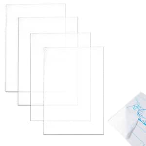 2 ft. x 4 ft. (3 mm) Film-Masked Waterproof Polycarbonate Clear Plastic Sheet Easy to Cut (3-Pack)