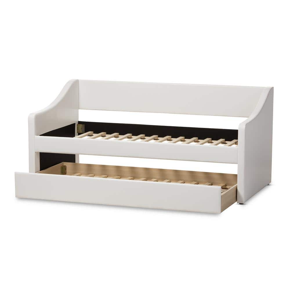 Barnstorm Contemporary Beige Fabric Upholstered Twin Size Daybed - thumbnail 5