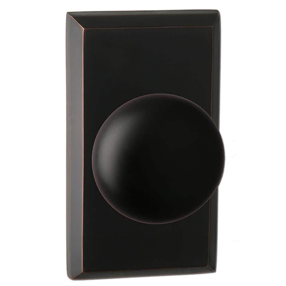 Bravura Macon 906G-1 Passage (Hall/Closet) Knob Oil Rubbed Bronze w/ Round Trim price history on PriceWatchPro