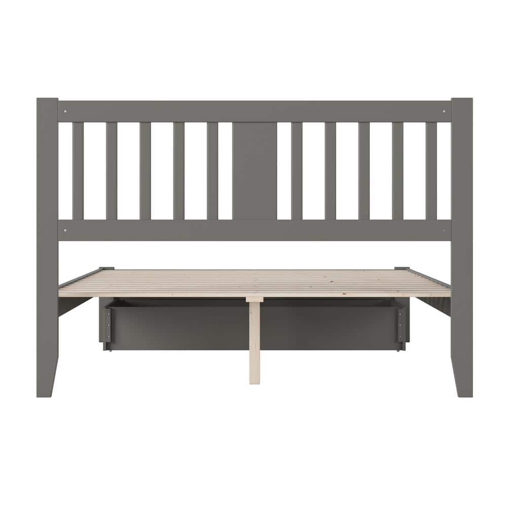 Tahoe Queen Mission-Style Bed with USB Charger and Foot Drawer