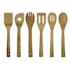 Oceanstar Bamboo Cooking Utensil Set (7-Piece) KT1279 - The Home Depot