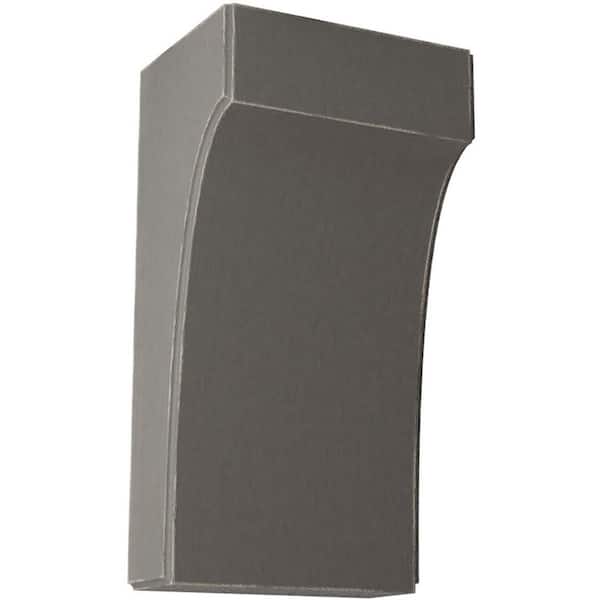 Ekena Millwork 5-1/4 in. x 10 in. x 4 in. Reclaimed Grey Clarksville Wood Vintage Decor Bracket