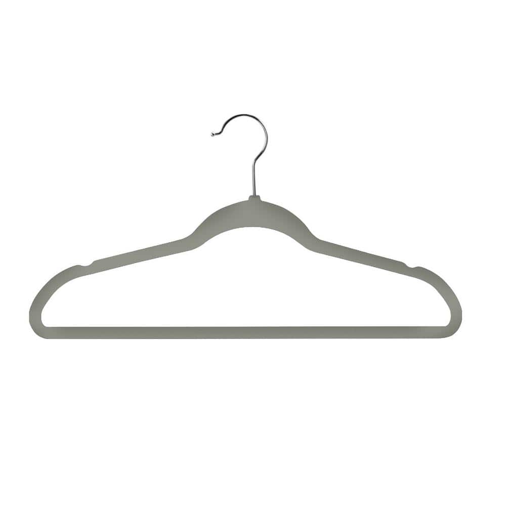 HOUSE DAY White Plastic Hangers 60 Pack, Plastic Clothes Hangers Space  Saving, Sturdy Clothing Notched Hangers, Heavy Duty Coat Hangers for  Closet