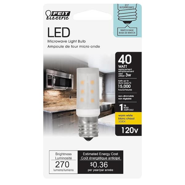 Led Refrigerator Light Bulb 40 Watt Equivalent Waterproof Fridge Bulbs 120v  5w 4