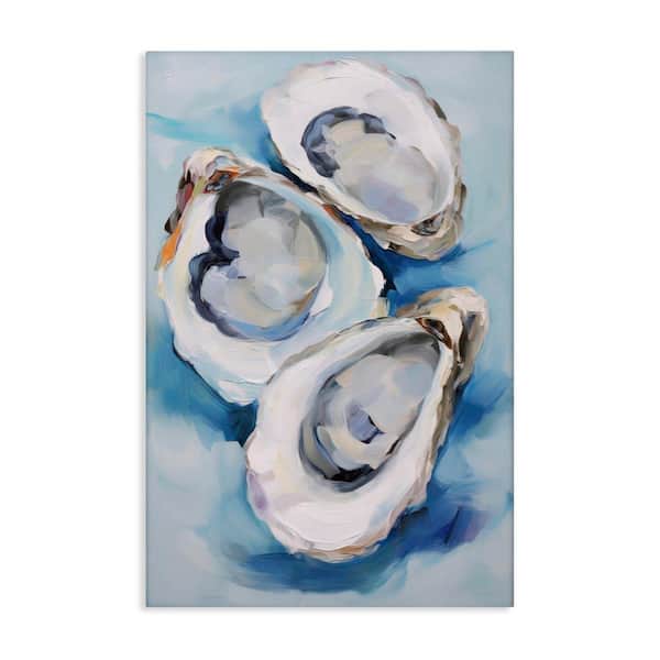 Oyster Shell Trio by Petal Prints Design Unframed Graphic Art Print Animal 30 in. x 45 in.