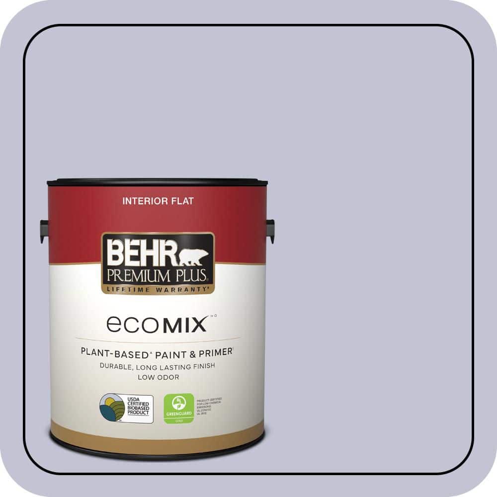 1 gal. #630E-3 Grape Lavender Flat EcoMix Plant-Based Interior Paint & Primer price history on PriceWatchPro
