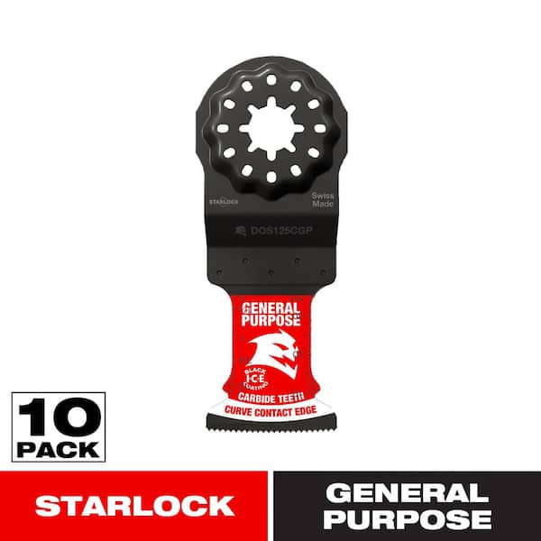 1-1/4 in. AMPED Demo Demon Starlock Carbide Teeth Oscillating Blades for General Purpose Cuts