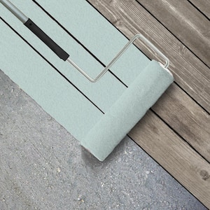 1 gal. #500C-2 Aqua Pura Textured Low-Lustre Enamel Interior/Exterior Porch and Patio Anti-Slip Floor Paint