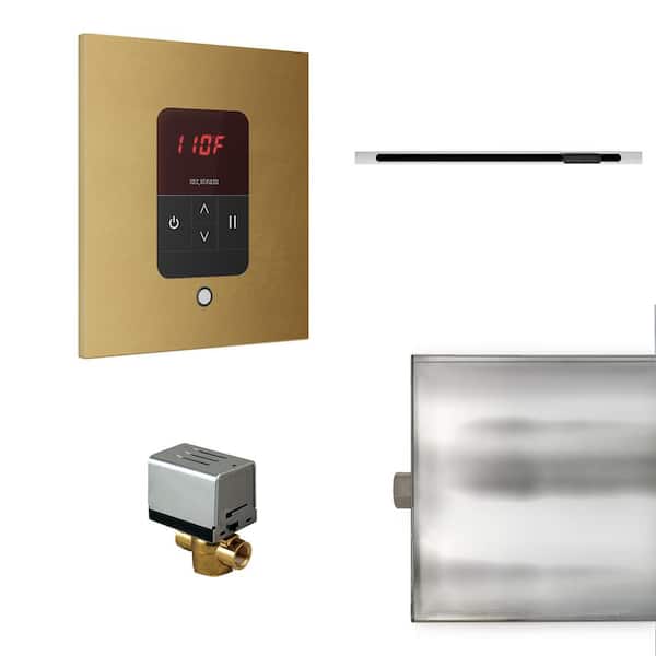 Mr. Steam Mr.Steam Basic Butler Linear Package Square Satin Brass