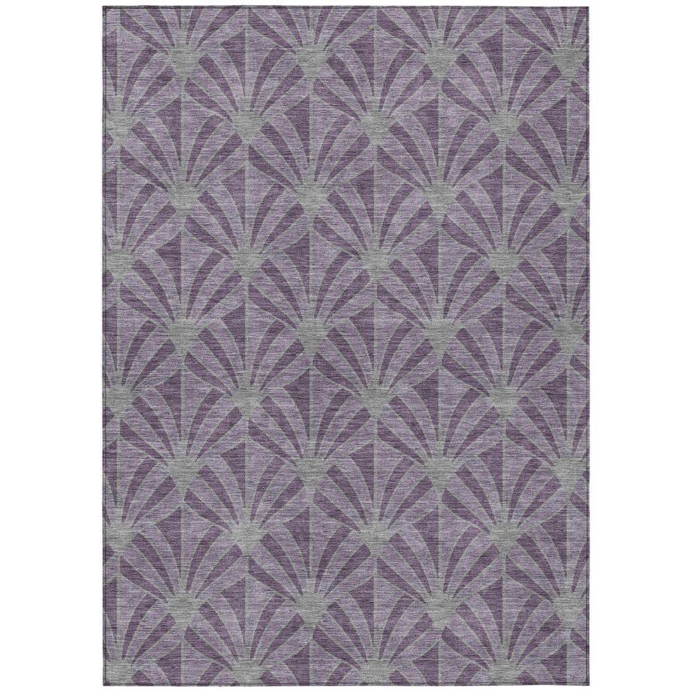 Chantille Machine Washable Indoor/Outdoor Abstract ACN2426 Purple 3 ft. x 5 ft. Area Rug price history on PriceWatchPro