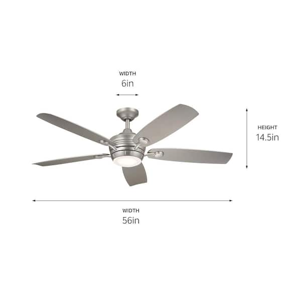 track mounted ceiling fan