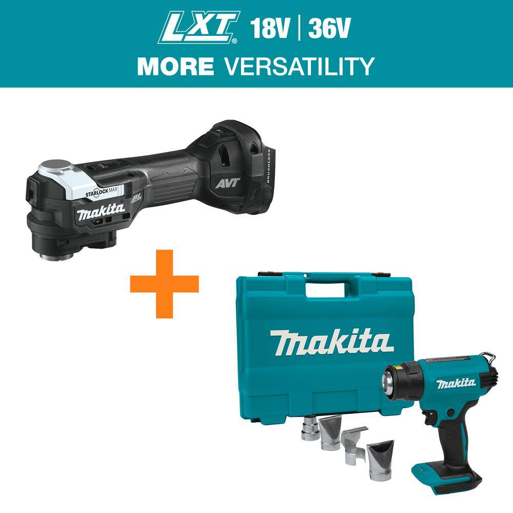 18V LXT Sub-Compact Brushless StarlockMax Cordless Oscillating Multi-Tool with 18V LXT Lithium-Ion Cordless Heat Gun price history on PriceWatchPro