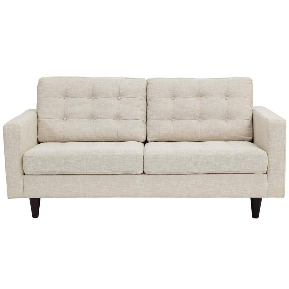 UPC 889654106975 product image for Empress 72.5 in. Beige Polyester 2-Seater Loveseat with Removable Cushions | upcitemdb.com