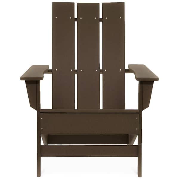 Aria Chocolate Recycled Plastic Adirondack Chair