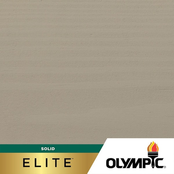 Olympic Elite 1 gal. Gray Marble SC-1037 Solid Advanced Exterior Stain and Sealant in One