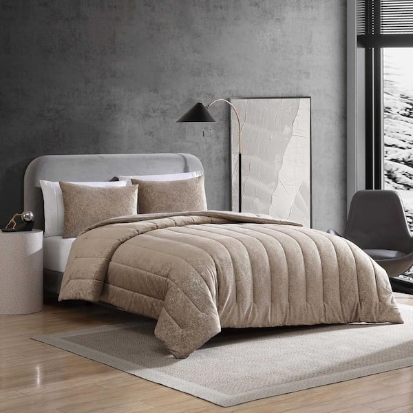 Kenneth Cole Couverture Polaire Ultra Douce – Lit 1 Place 230x150 Cm – Moelleuse Et Lavable En Machine Beige