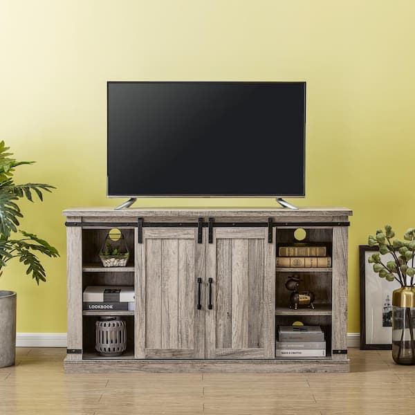 Scotty solid wood tv stand for tvs up 2024 to 88 inches