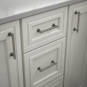 Essentials 5-1/16 in. (128 mm) Classic Heirloom Silver Cabinet Drawer Bar Pull