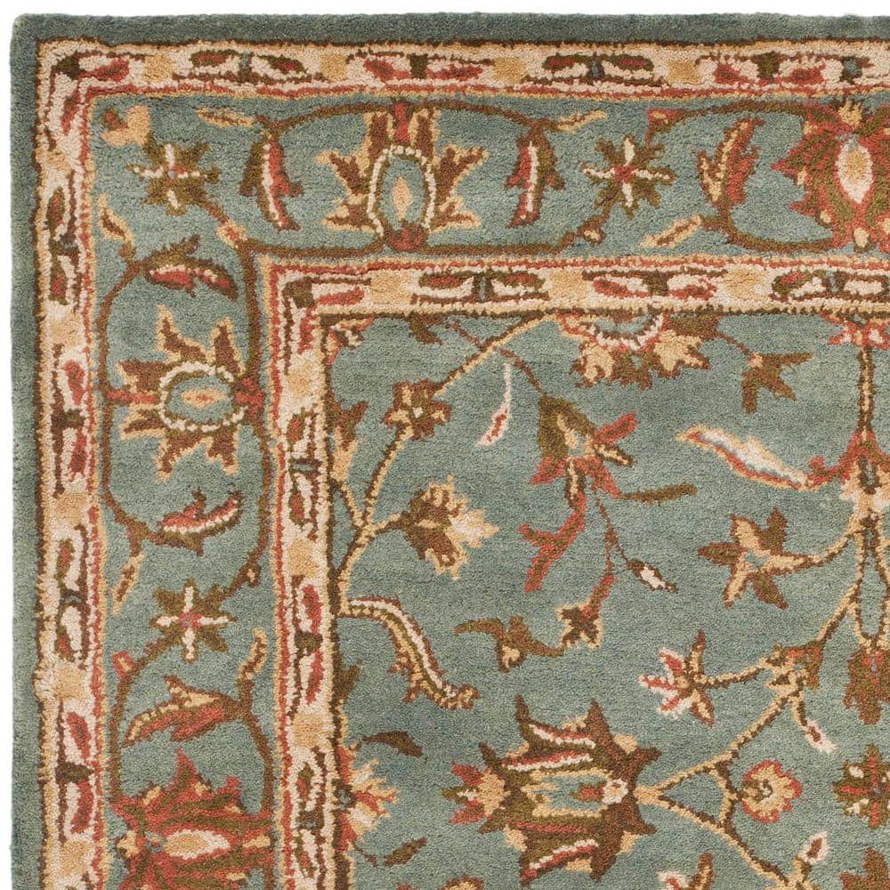 Heritage Blue Hand-Tufted Wool 9' x 12' Area Rug
