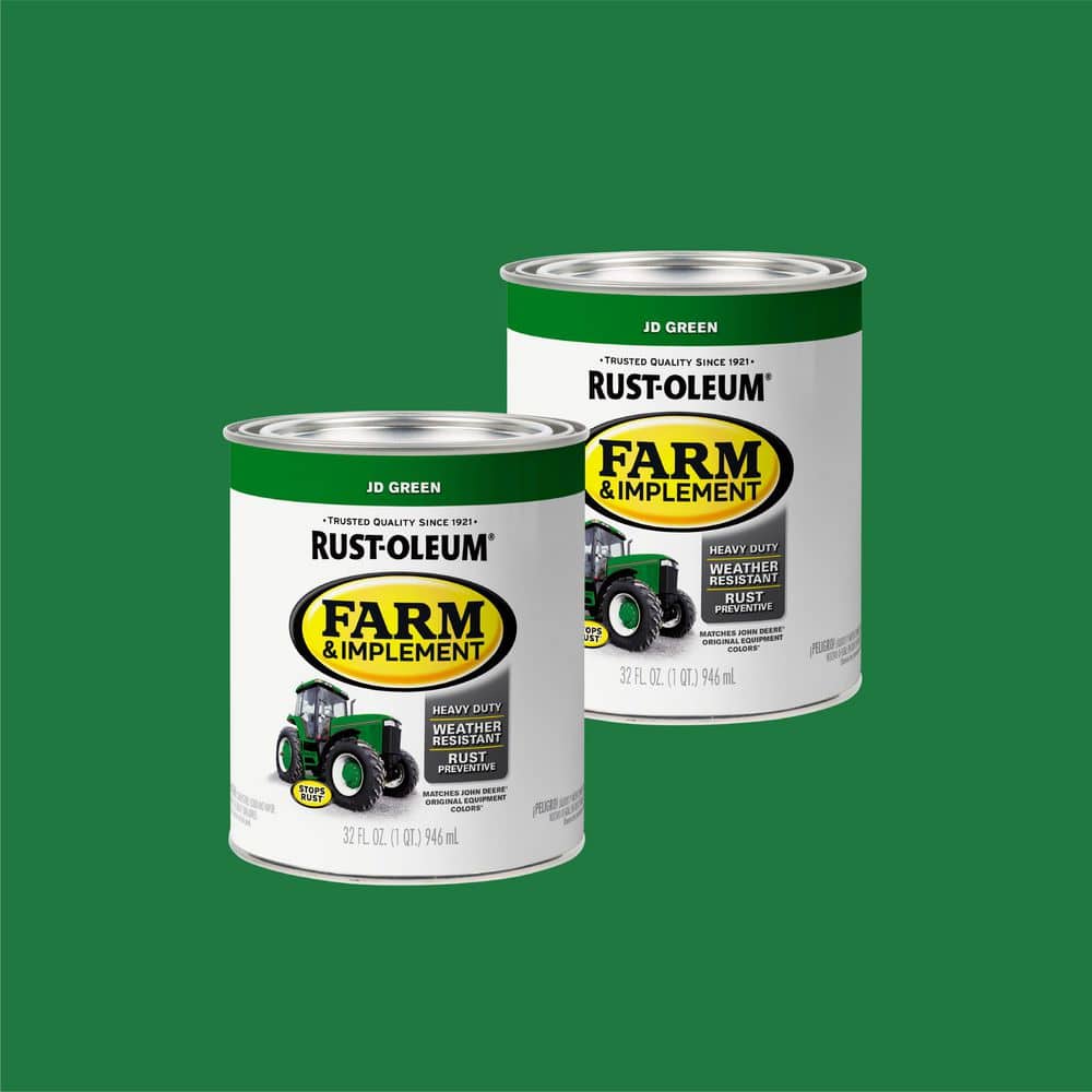 Rust-Oleum 1 qt. Farm & Implement J.D. Green Gloss Enamel Paint (2