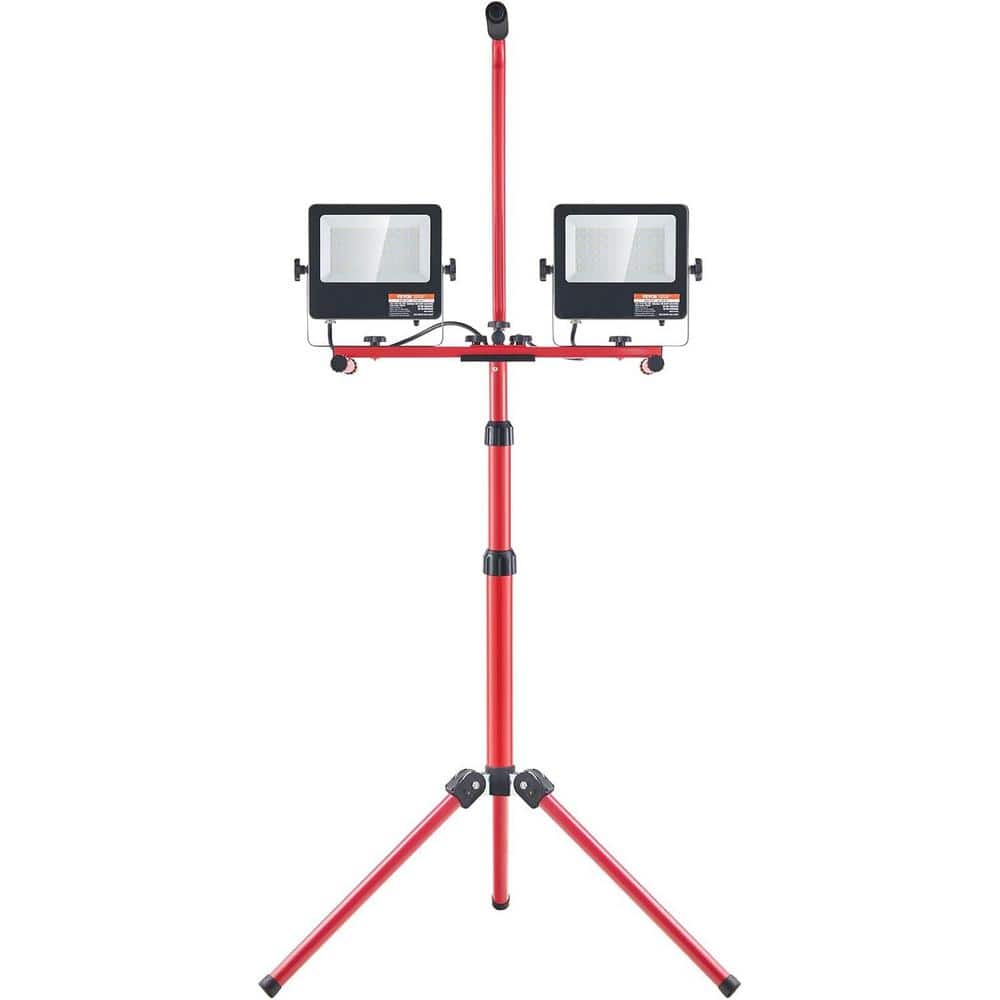 120V 5000 Lumens LED 50W Dual Head Work Lights, Waterproof, Durable Structure with Adjustable and Foldable Tripod Stand price history on PriceWatchPro