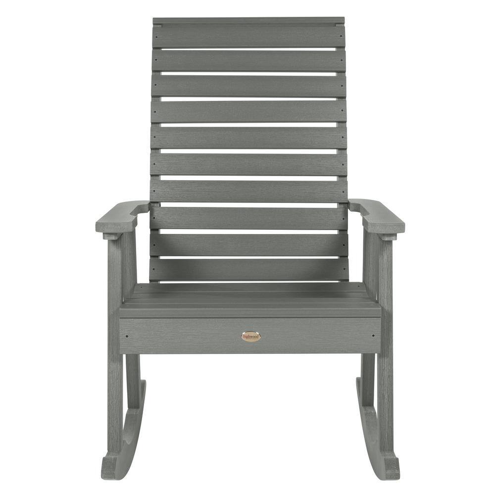 Coastal Teak Synthetic Wood Weatherly Rocking Chair