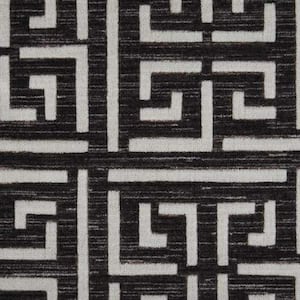 Pandora - Mystic - Black 13.2 ft. 35.39 oz. Nylon Pattern Installed Carpet