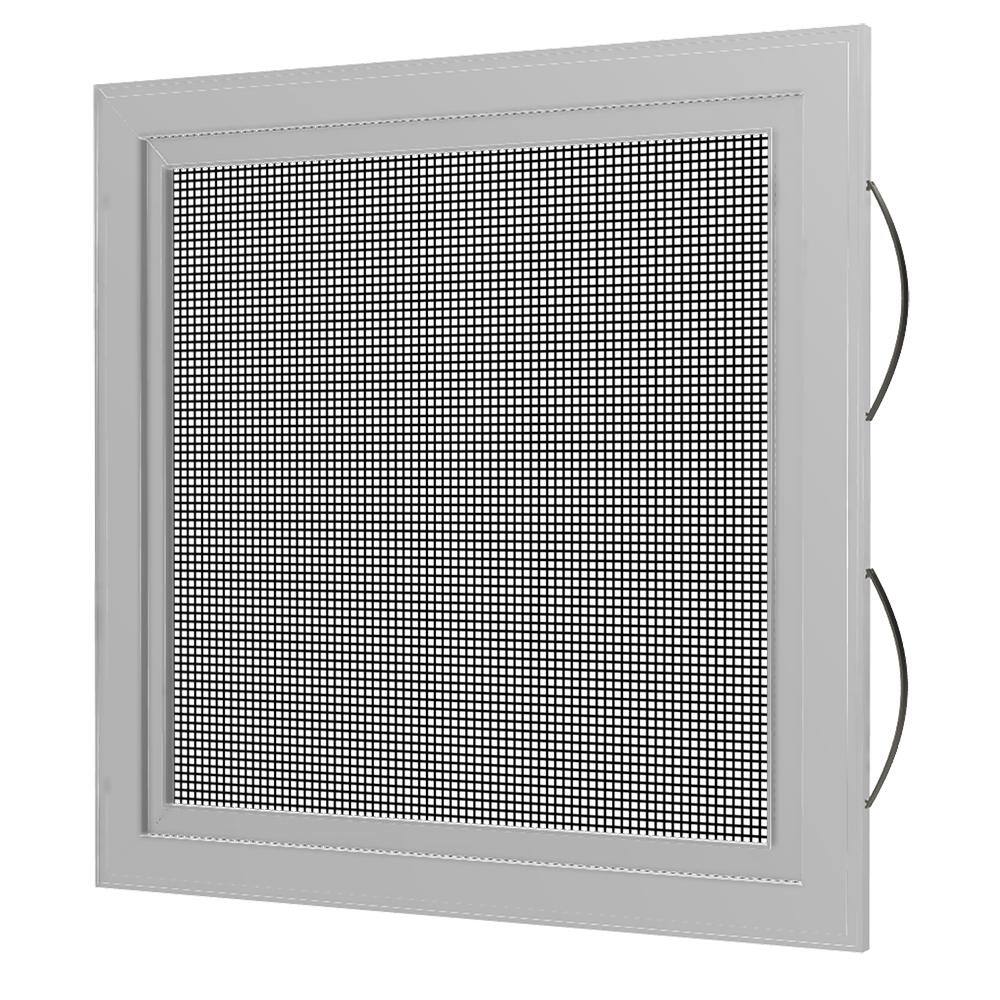 47.2 in. x 39.3 in. White UV Resistant Fiberglass Mesh Magnetic Removable  Insect Screen