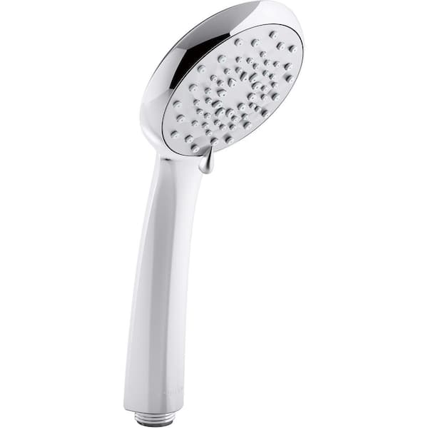 KOHLER Awaken 3-Spray Patterns 3.8 in. Single Wall Mount Handheld ...