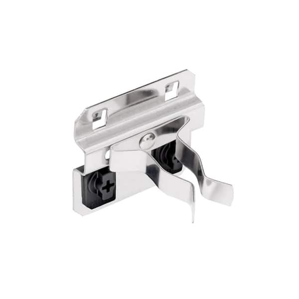 Extended Spring Clip Hold Range 3/4 in. -1-1/4 in. Stainless Steel LocBoard Hooks (3-Pack)