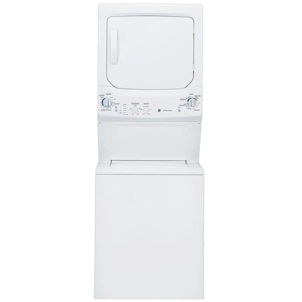 GE Unitized Spacemaker 3.4 DOE cu. ft. Washer and 5.9 cu. ft. Electric Dryer in White
