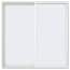 JELD-WEN 59.5 in. x 59.5 in. V-2500 Series White Vinyl Right-Handed ...