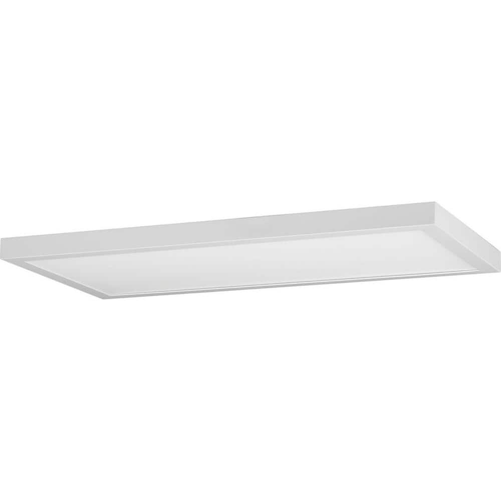 Everlume 24-Inch Satin White Modern LED Linear Panel Light