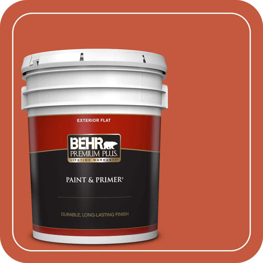 5 gal. #BIC-31 Fire Coral Flat Exterior Paint & Primer price history on PriceWatchPro